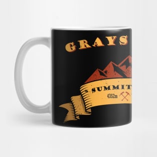 Grays Peak Summit Club Mountaineer Gift Mug